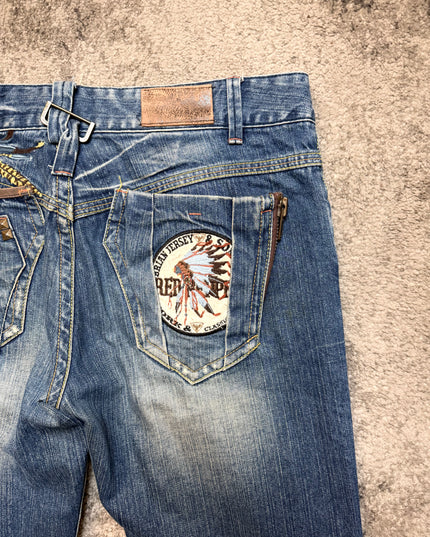 RED PEPPER "RADIANT FLASH" DENIM