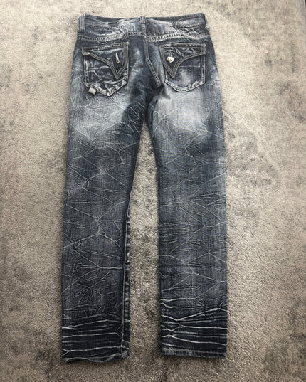 BLOW BY BLUE "CHAOS SCRIPT" DENIM (M)