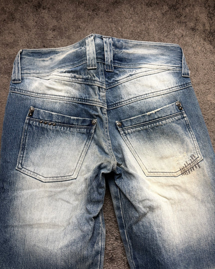 COOK JEANS "HEAVY SUNFADE" DENIM (M)