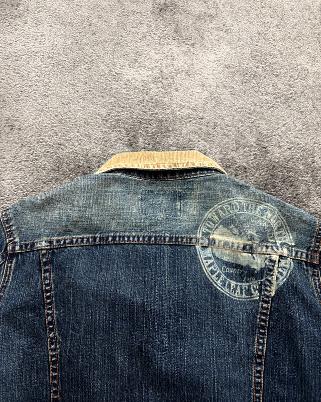 TAKEO KIKUCHI "HUDSON WORKER" DENIM JACKET (S-M)