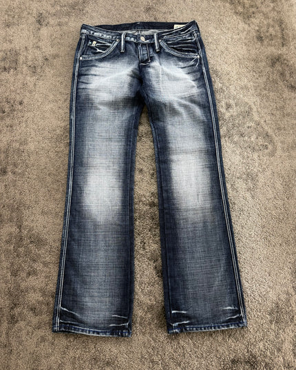 GOLDEN QUEEN "SILVER DUST FADE" DENIM