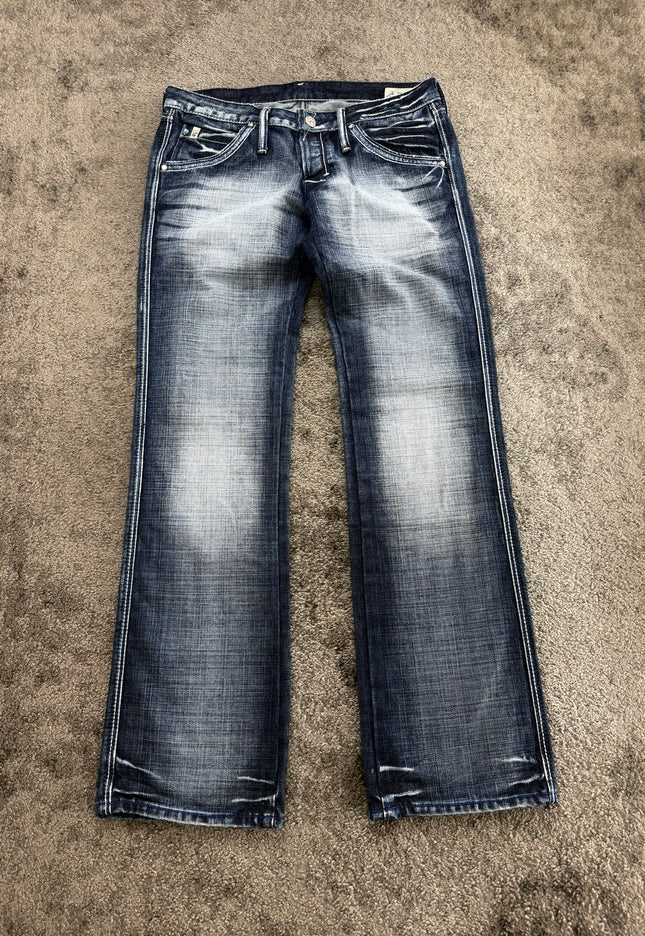 GOLDEN QUEEN "SILVER DUST FADE" DENIM