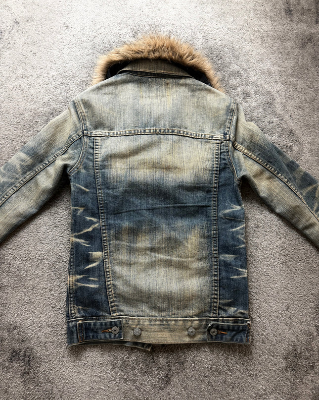 BY BEANS "FADED NORTHERN GHOST" DENIM JACKET