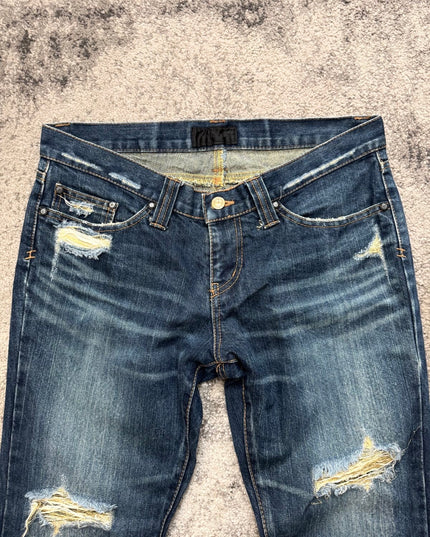 LA GATE "NIGHT SLASH" DENIM