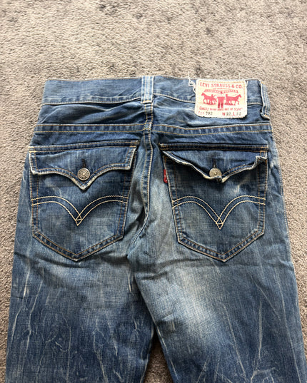 LEVIS "ZIPPER FADE" DENIM (S-M)