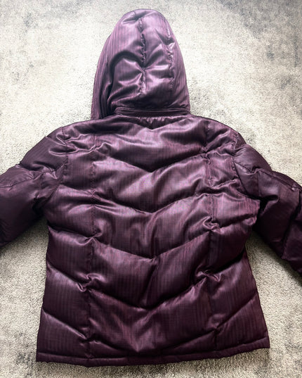 MICHEL KLEIN "PLUM SILENCE" PUFFER