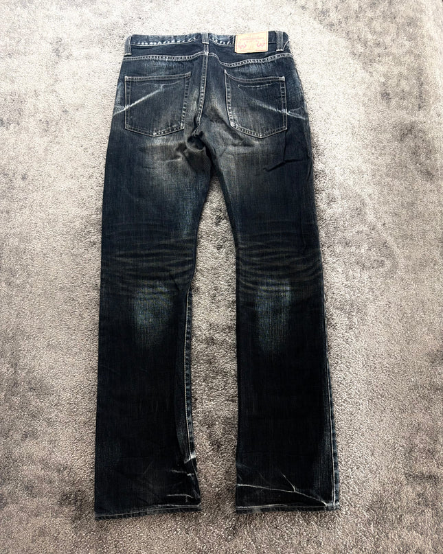 TAKEO KIKUCHI "BLACK WHISKER" DENIM (S)