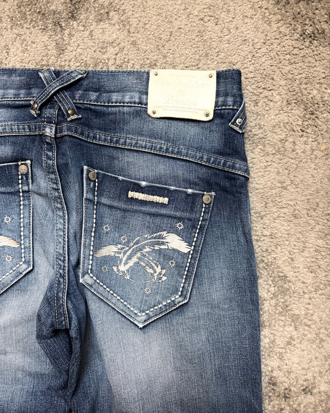 RED PEPPER "FADE BLOOM" DENIM