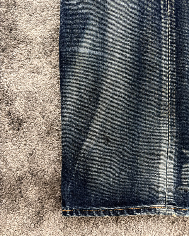 JACKROSE "DESTROYED INDIGO" DENIM (M)