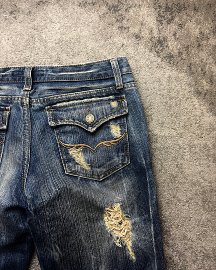 FUGA "BURNT DAMAGE" DENIM (S-M)