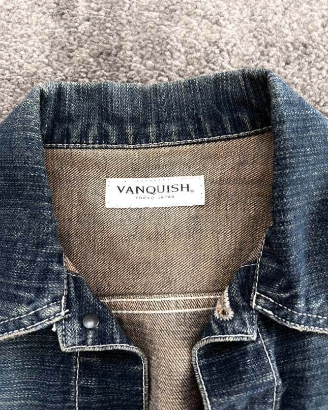 VANQUISH "GHOST RIDER" DENIM JACKET (S-M)