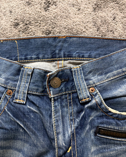 LEVIS "ZIPPER FADE" DENIM (S-M)