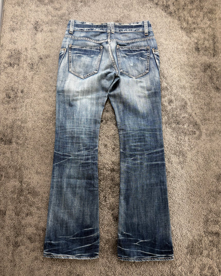 MICHEL KLEIN "SILVER FADE" DENIM