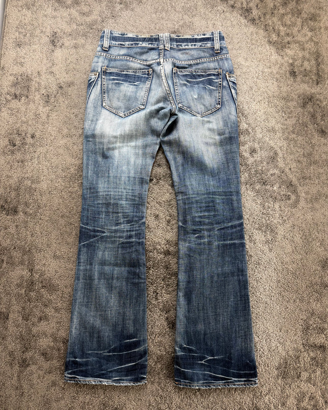 MICHEL KLEIN "SILVER FADE" DENIM