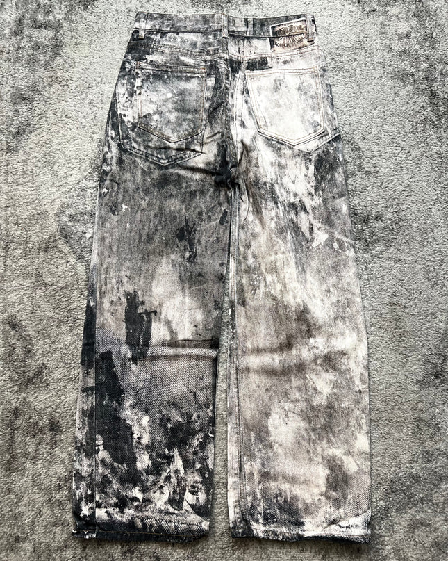 FROMICHIYA "POLLUTED MONOCHROME" DENIM