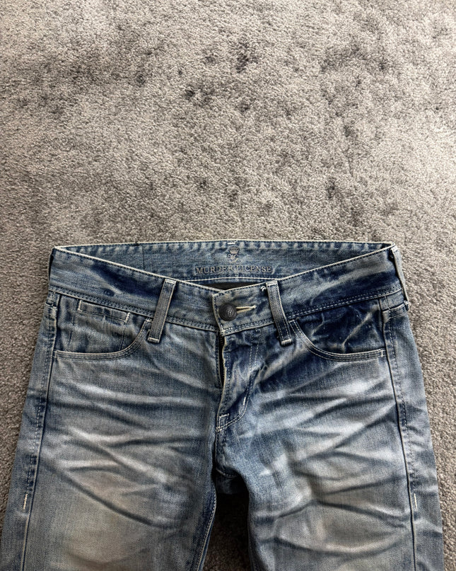 MURDER LICENSE "ICE FADE RUNNER" DENIM (S)