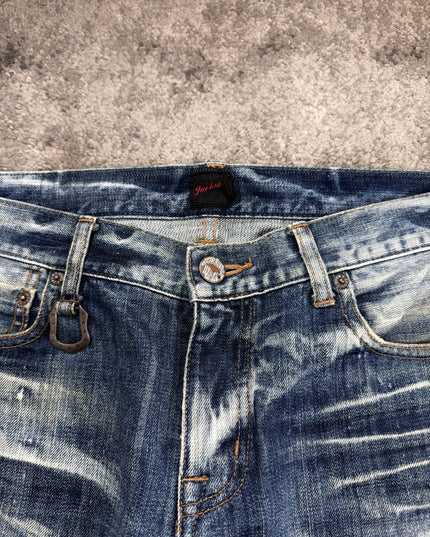 JACKROSE "BLEACHED FRACTURE" DENIM (L)