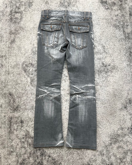 MICHEL KLEIN "GHOST STATIC" DENIM