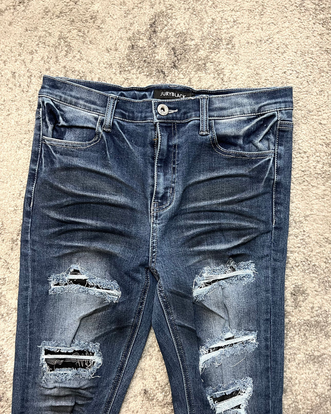 JURY BLACK "SHATTERED YOUTH" DENIM
