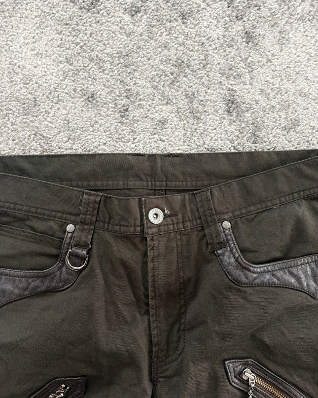HIDEAWAYS "MULTI ZIP TACTICAL" DENIM (M)