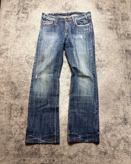 MENS BIG "FADED NOISE" DENIM