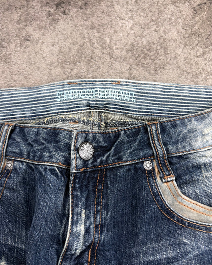 URBAN CRAFT "DESTROYED FADE" DENIM (M)