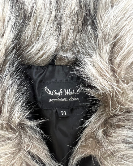 CRAFT WORKS "NOIR WOLF" FUR PUFFER