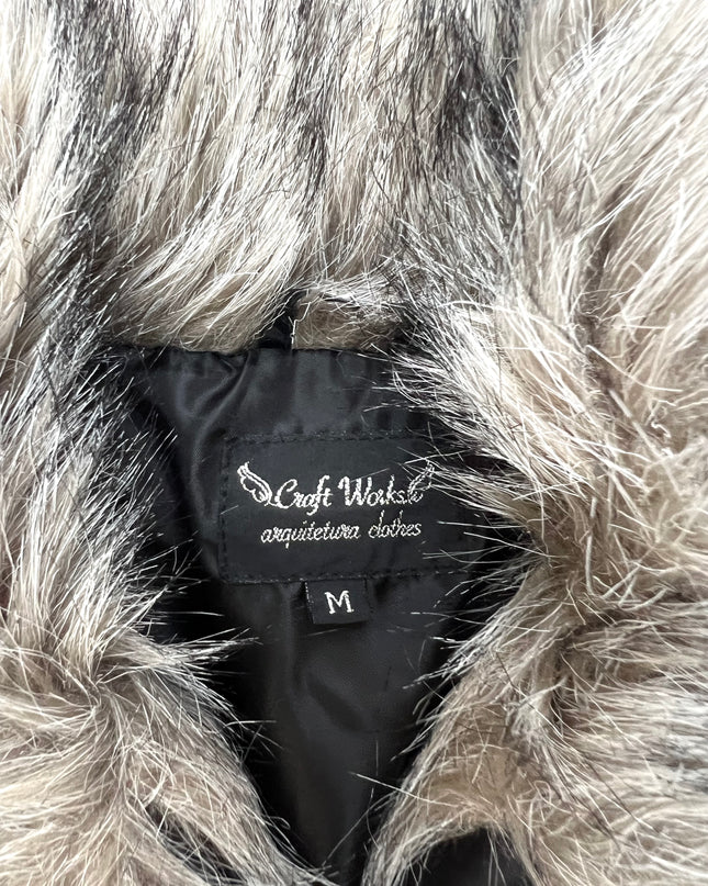 CRAFT WORKS "NOIR WOLF" FUR PUFFER
