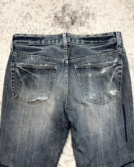 TAKEO KIKUCHI SCRATCH DENIM 