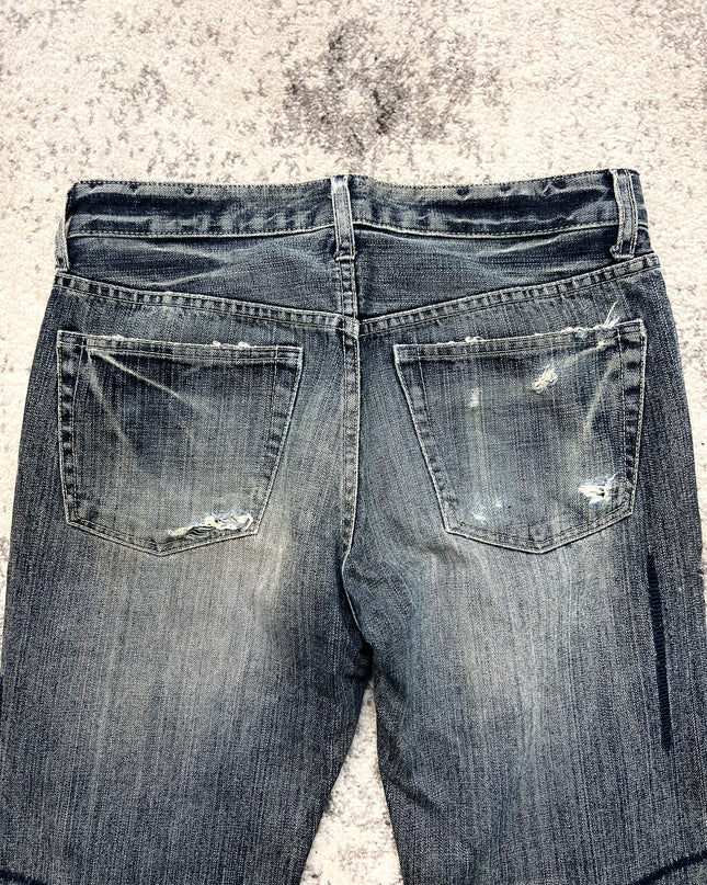TAKEO KIKUCHI SCRATCH DENIM 