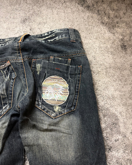 ROOT THREE "TRIBAL FLARE" DENIM