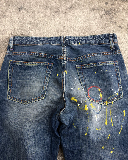 TAKEO KIKUCHI "PAINTED CANVAS" DENIM (S-M)
