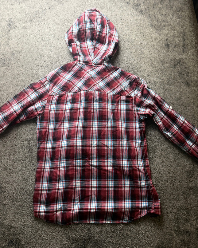RUSS K "CRIMSON COLLEGE" FLANNEL (M)