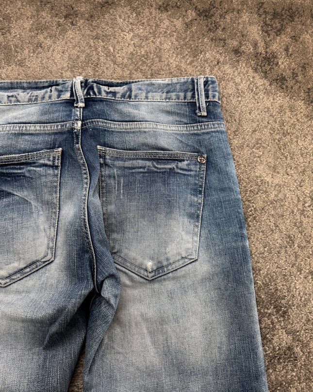 COOK JEANS "BLEACHED HORIZON" DENIM