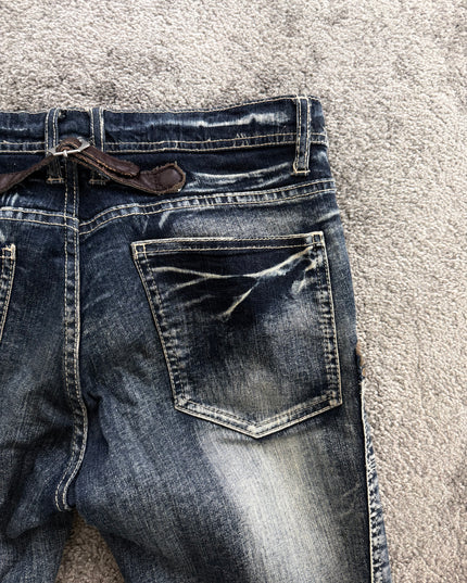 MICHEL KLEIN "CROSSFADE CARGO" DENIM (S)