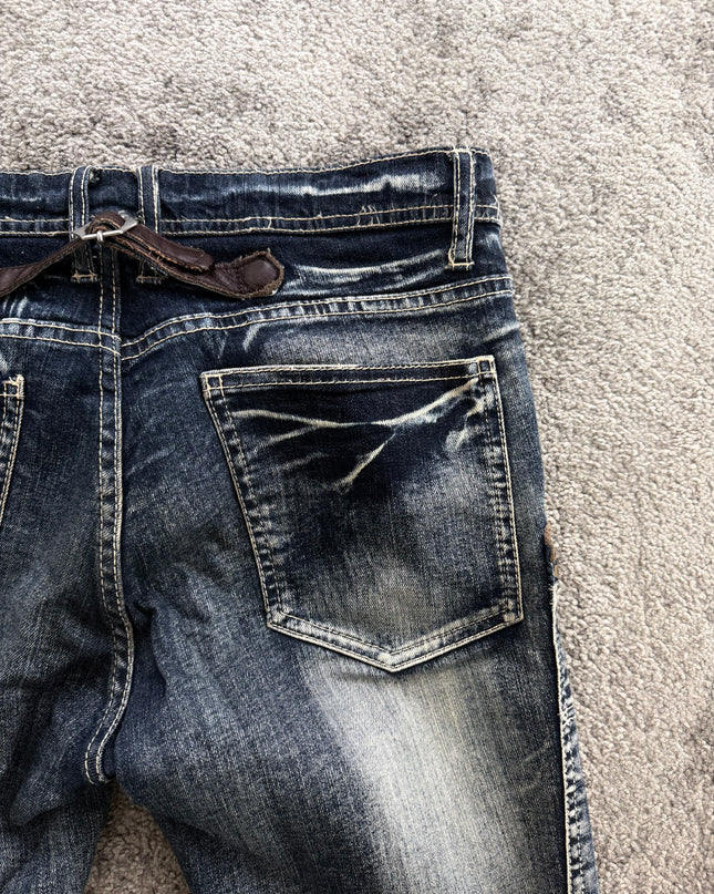 MICHEL KLEIN "CROSSFADE CARGO" DENIM (S)