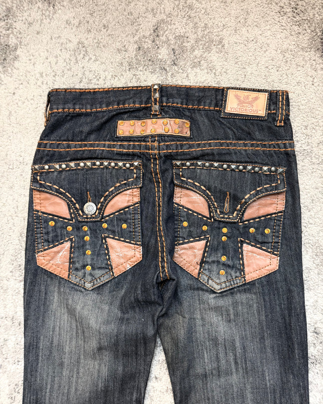 VICTORIOUS "RUST WESTERN" DENIM