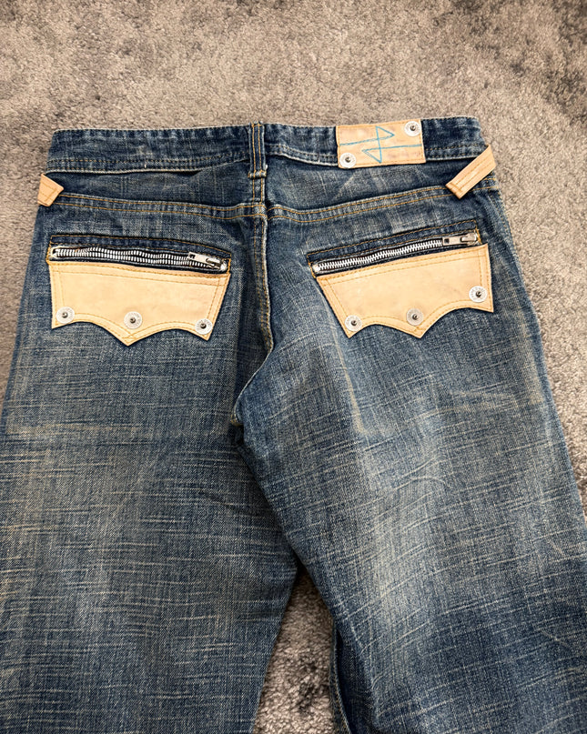 JEANNE D ART "REBEL PANEL" DENIM (S-M)