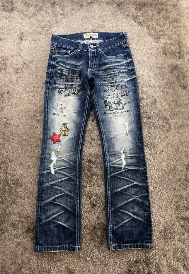 JACKROSE "GRAPHIC RIOT ARCHIVE" DENIM