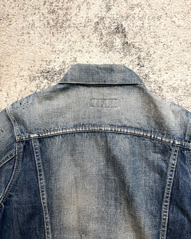 VANQUISH "BLEACH BURNT" DENIM JACKET