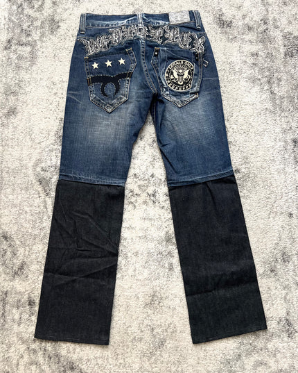 RED PEPPER TWO-TONE DENIM