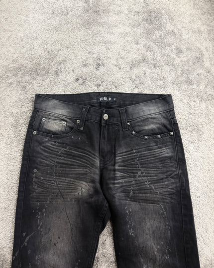 K.U.I "MIDNIGHT SPLATTER" DENIM (S-M)
