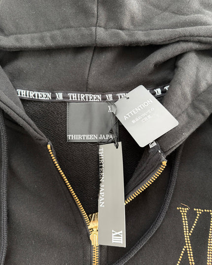 THIRTEEN JAPAN "XIII SHADOW" ZIP HOODIE (S)