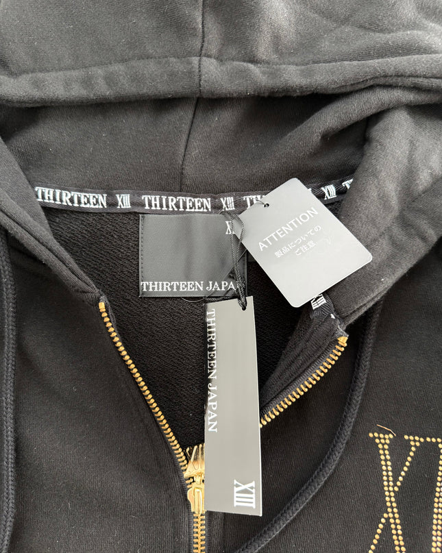 THIRTEEN JAPAN "XIII SHADOW" ZIP HOODIE (S)