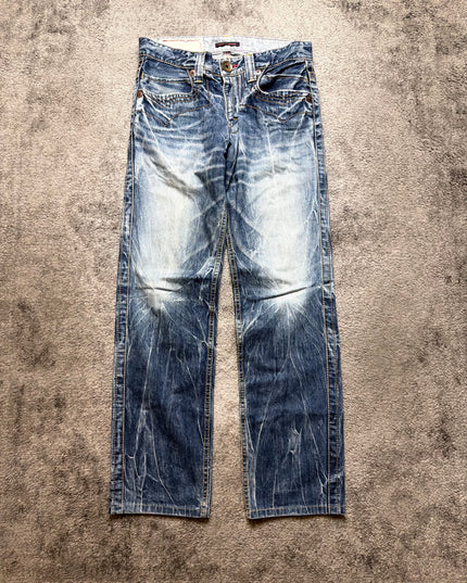 BLUE WAY "AFTERIMAGE FADE" DENIM