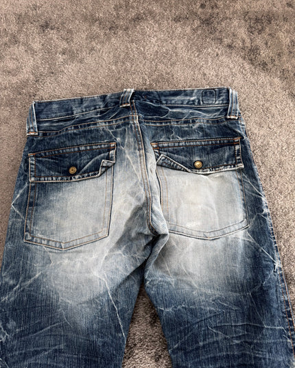 BLUE WAY "CARGO FADE SPECTRUM" DENIM (M)