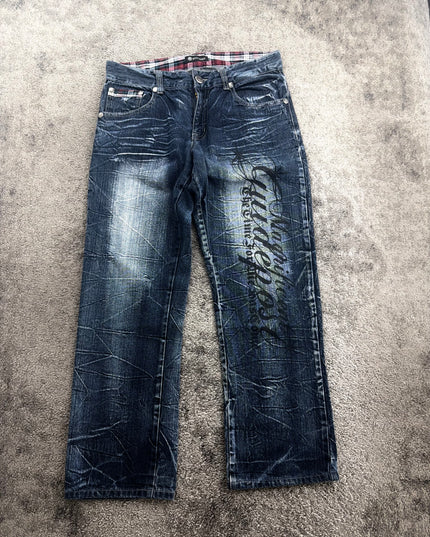 ROOT THREE "SCRIPT FADE" DENIM (S)