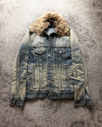 BY BEANS "FADED NORTHERN GHOST" DENIM JACKET