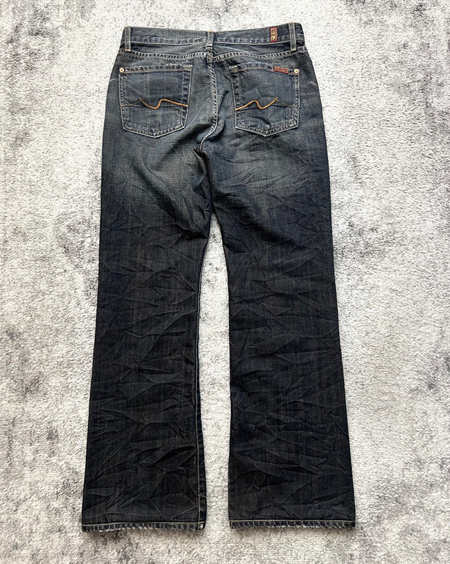 7 FOR ALL MANKIND "SHADOW WASH" DENIM