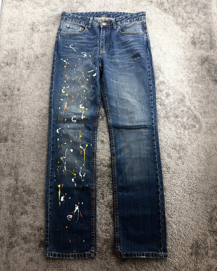 TAKEO KIKUCHI "PAINTED CANVAS" DENIM (S-M)